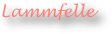 Lammfelle